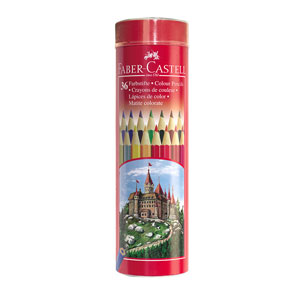 مداد رنگی جعبه فلزی طرح قلعه فابرکاستل