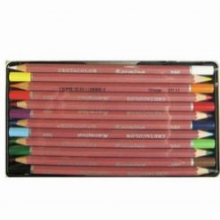 مداد رنگی 12 رنگ جعبه فلزی کرتاکالر