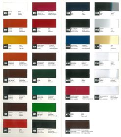 کد رنگ شیشه VETRO مایمری