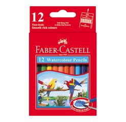 مداد آبرنگی جعبه مقوایی طرح طوطی فابرکاستل