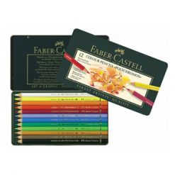 مداد رنگی پلی کروموس جعبه فلزی فابرکاستل