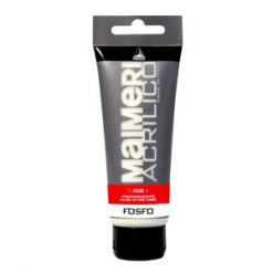 رنگ اکریلیکو 200 میل فسفرسنت شب رنگ تیوبی مایمری